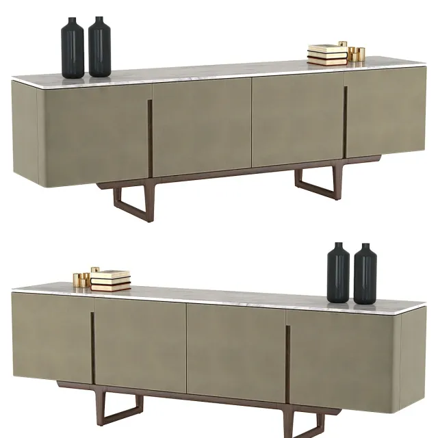 furniture - Chest of drawers Poltrona Frau Fidelio 3D Model