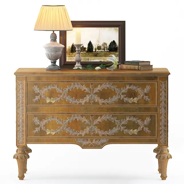 furniture - Chest of drawers Roberto Giovannini 525PL 3D Model