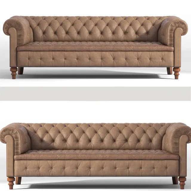 furniture - Chesterfield Original sofa 3D Model