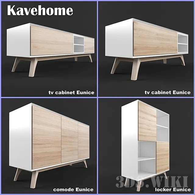 furniture - Chests of drawers Eunice 3D Model