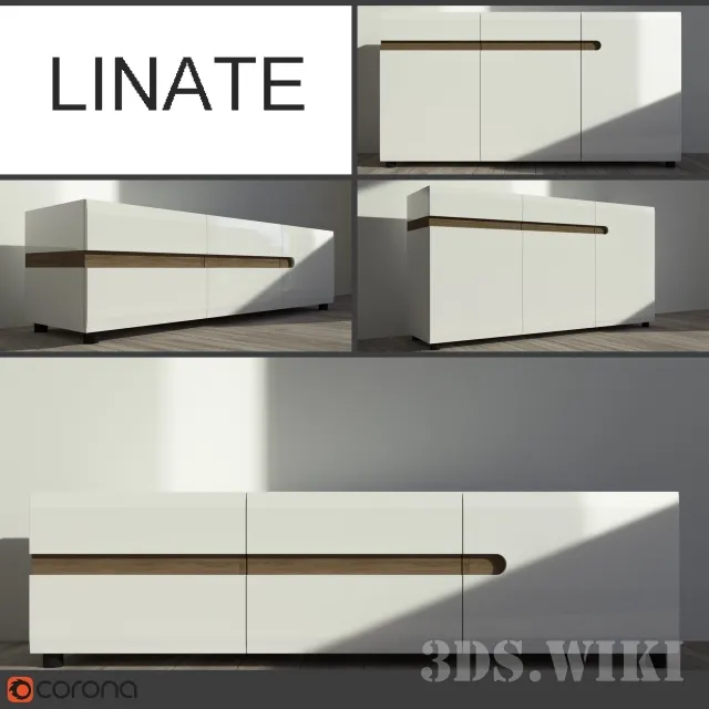 furniture - Chests of drawers Linate 3D Model