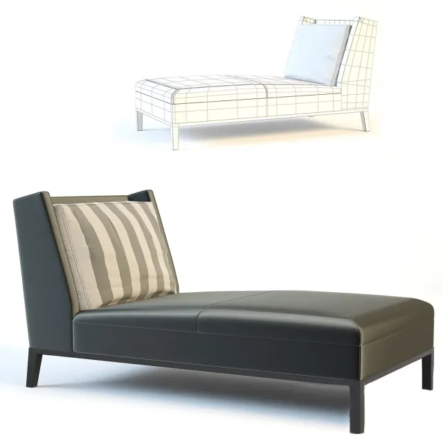 furniture - Christian Liaigre Latin Chaise 3D Model