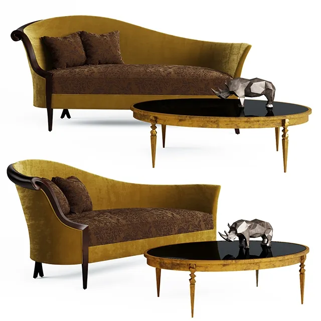 furniture - Christopher guy set - A touch of velvet collection 3D Model