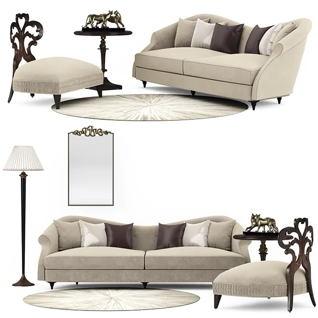furniture - Christopher set sofa 3D Model