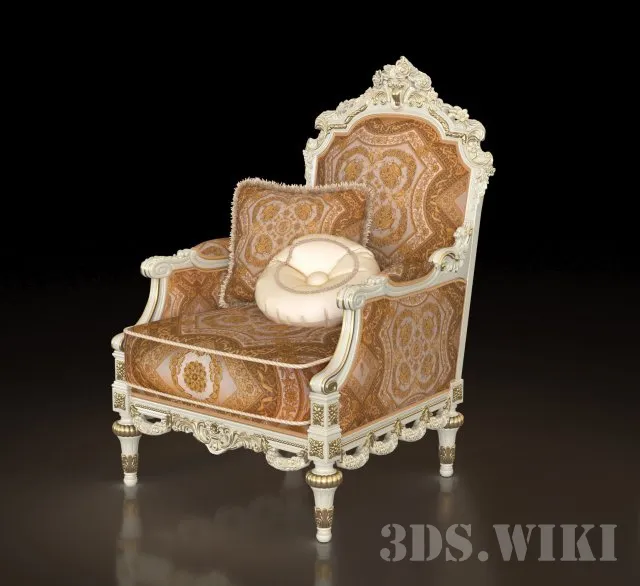 furniture - Classic armchair 3D Model