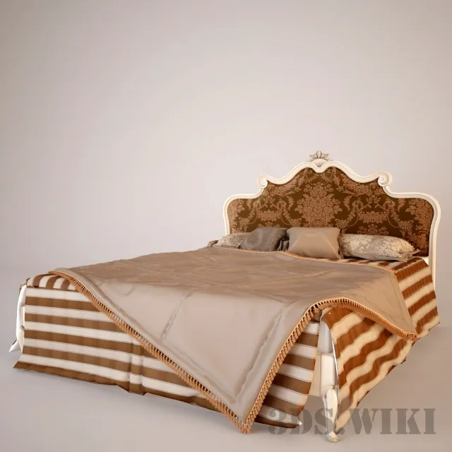 furniture - Classic Bed Angelo Cappellini 3D Model