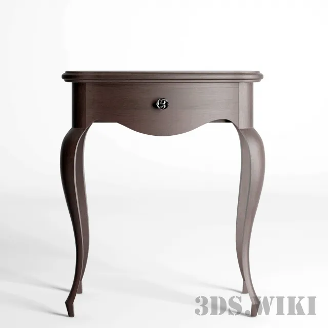 furniture - Classic bedside table 3D Model