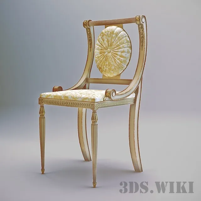 furniture - Classic Chair Riva 3D Model