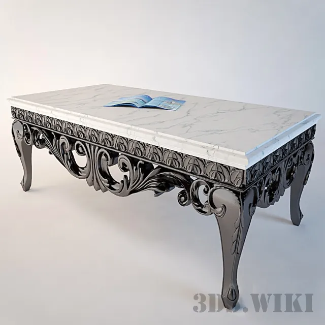 furniture - Classic coffee table 3D Model