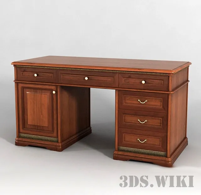 furniture - Classic desktop Gioconda 3D Model