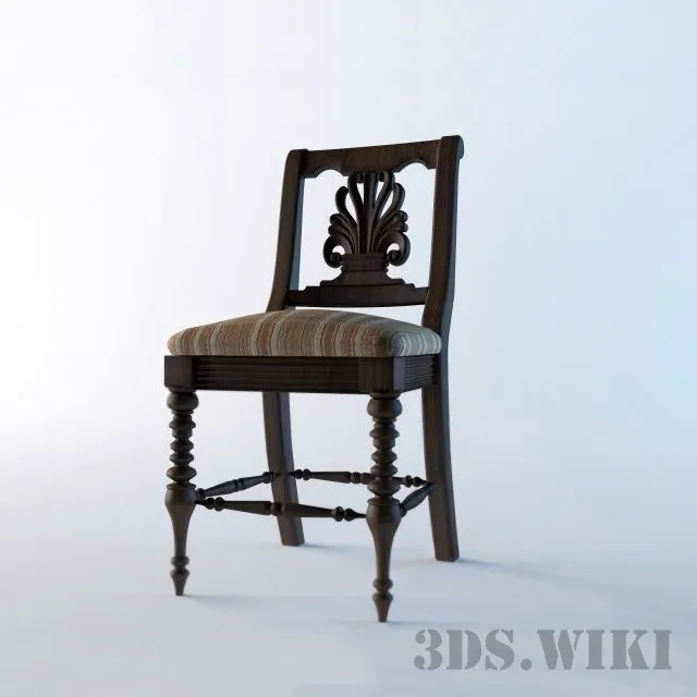furniture - Classic dining chair 3D Model