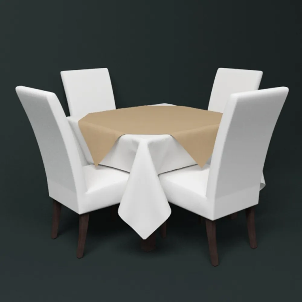 furniture - Classic dining table and chairs for the kitchen 3D Model
