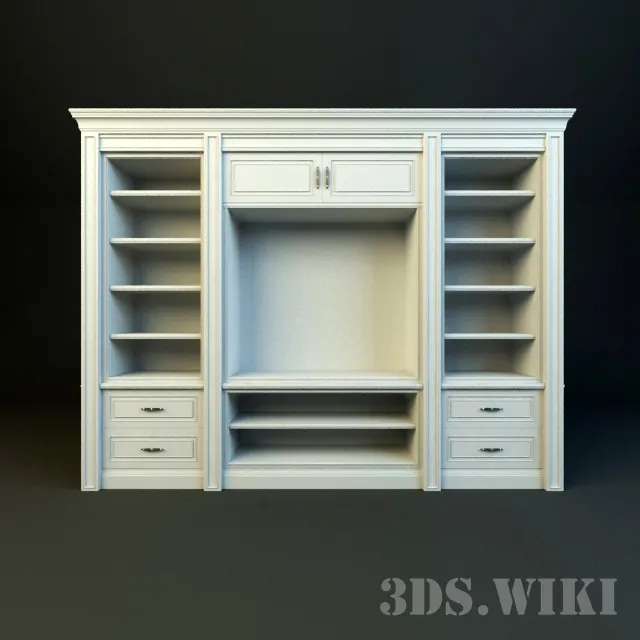 furniture - Classic locker for clothes 3D Model