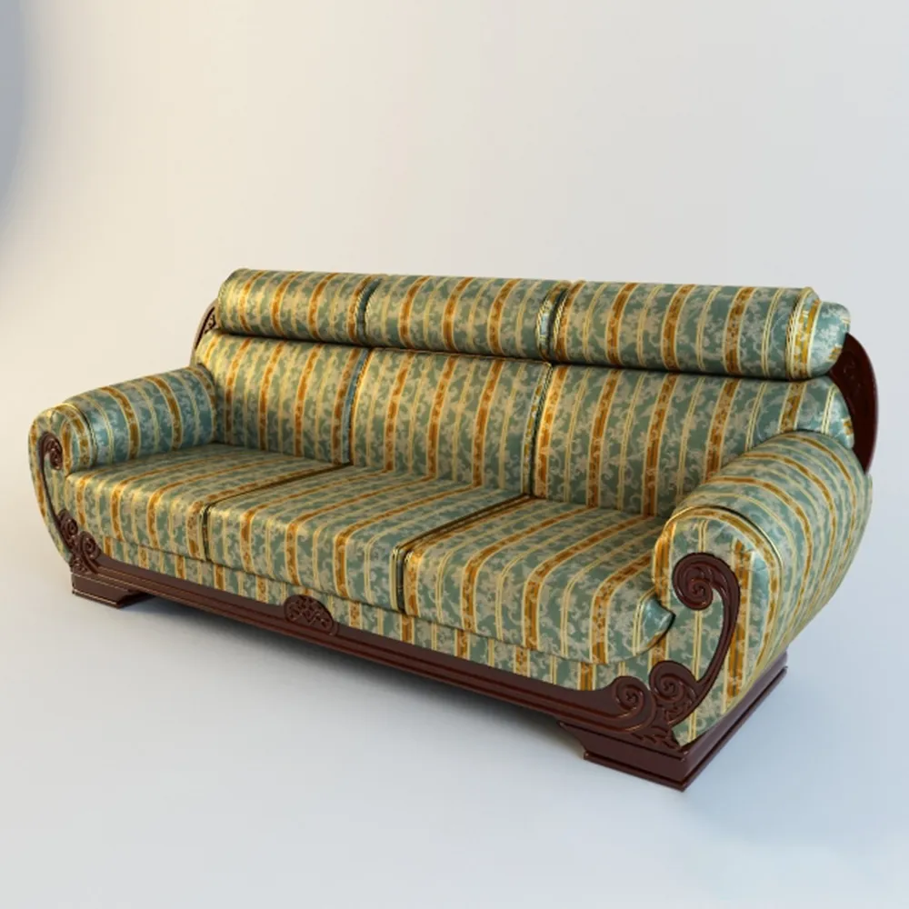 furniture - Classic luxury sofa 3D Model