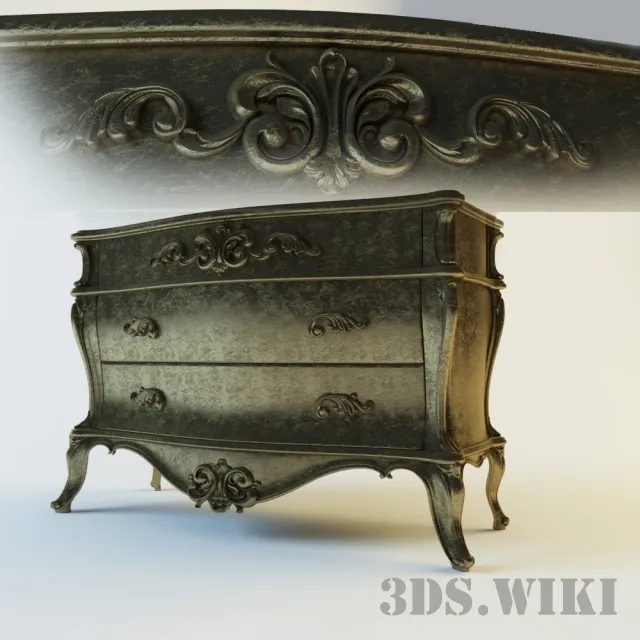 furniture - Classic sideboard Belcor 3D Model