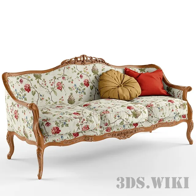 furniture - Classic sofa Versal 3D Model
