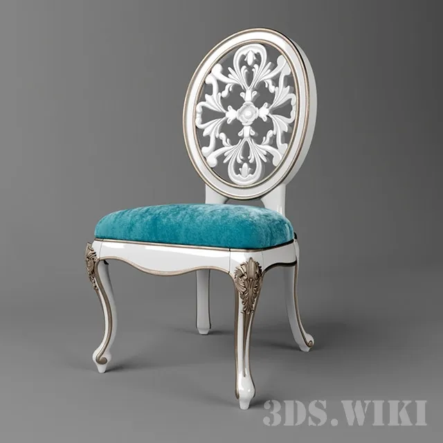 furniture - Classic soft chair 3D Model