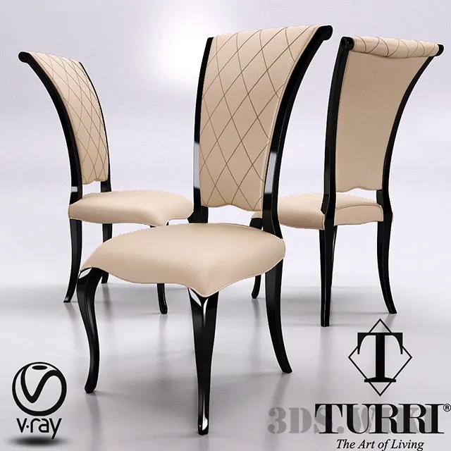 furniture - Classic table TURRI 3D Model