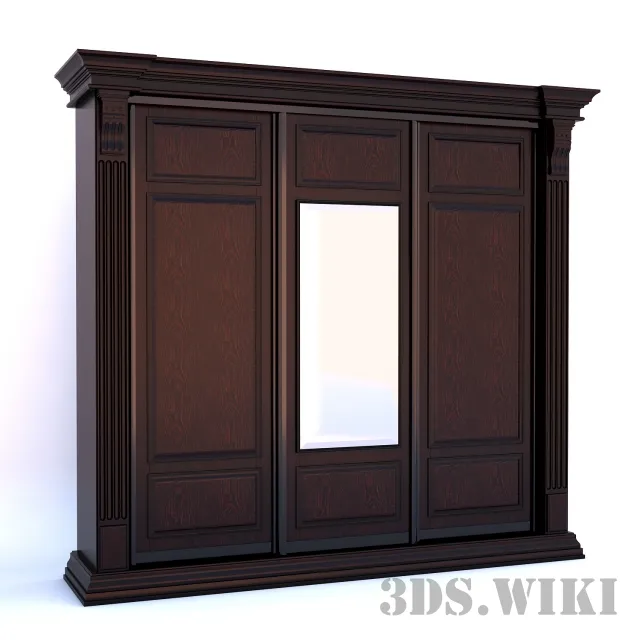furniture - Classic wardrobe 3D Model