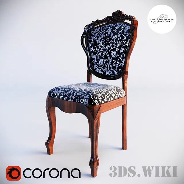 furniture - Classic wooden chair 3D Model