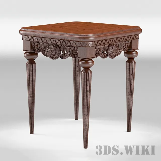 furniture - Classic wooden table 3D Model