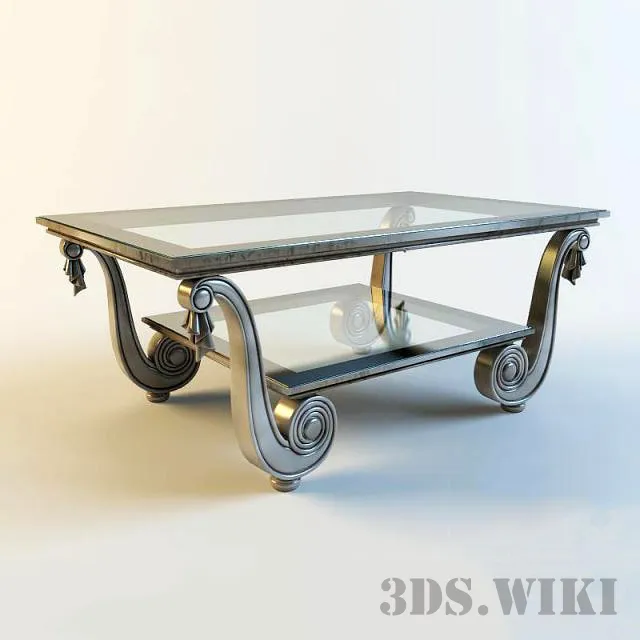 furniture - Classic writing desk CHELINI 3D Model