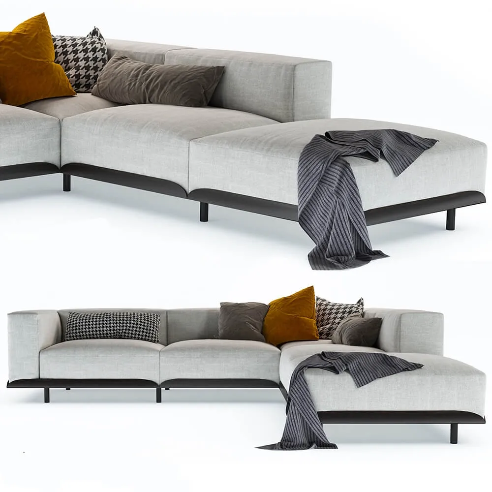 furniture - Claudine sofa CLL 05 3D Model