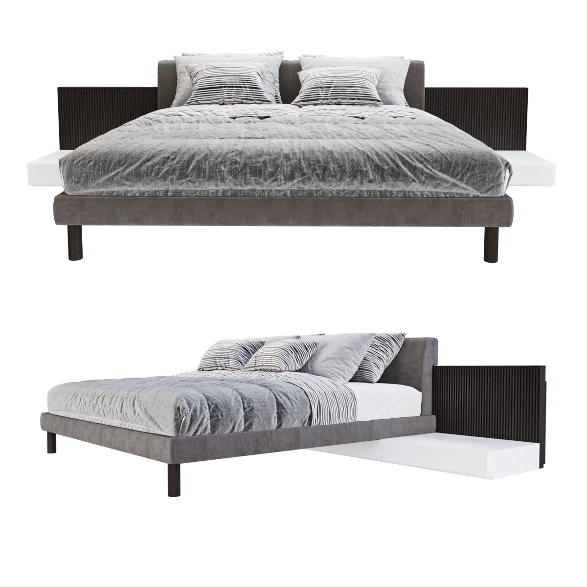 furniture - Cliff modular bed 3D Model