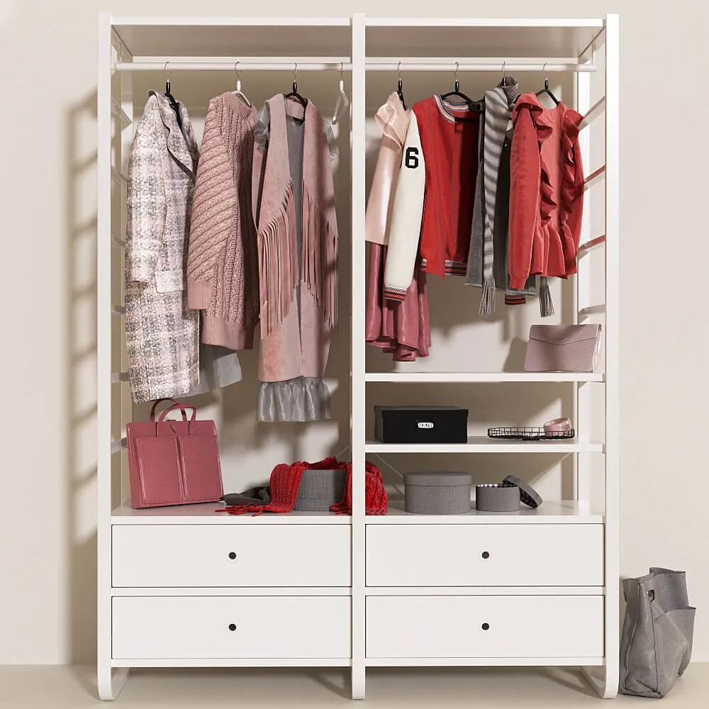 furniture - Clothes wardrobe IKEA 3D Model