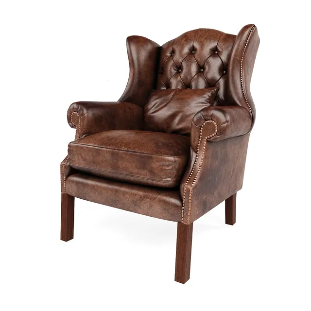 furniture - Club armchair Bradley 3D Model