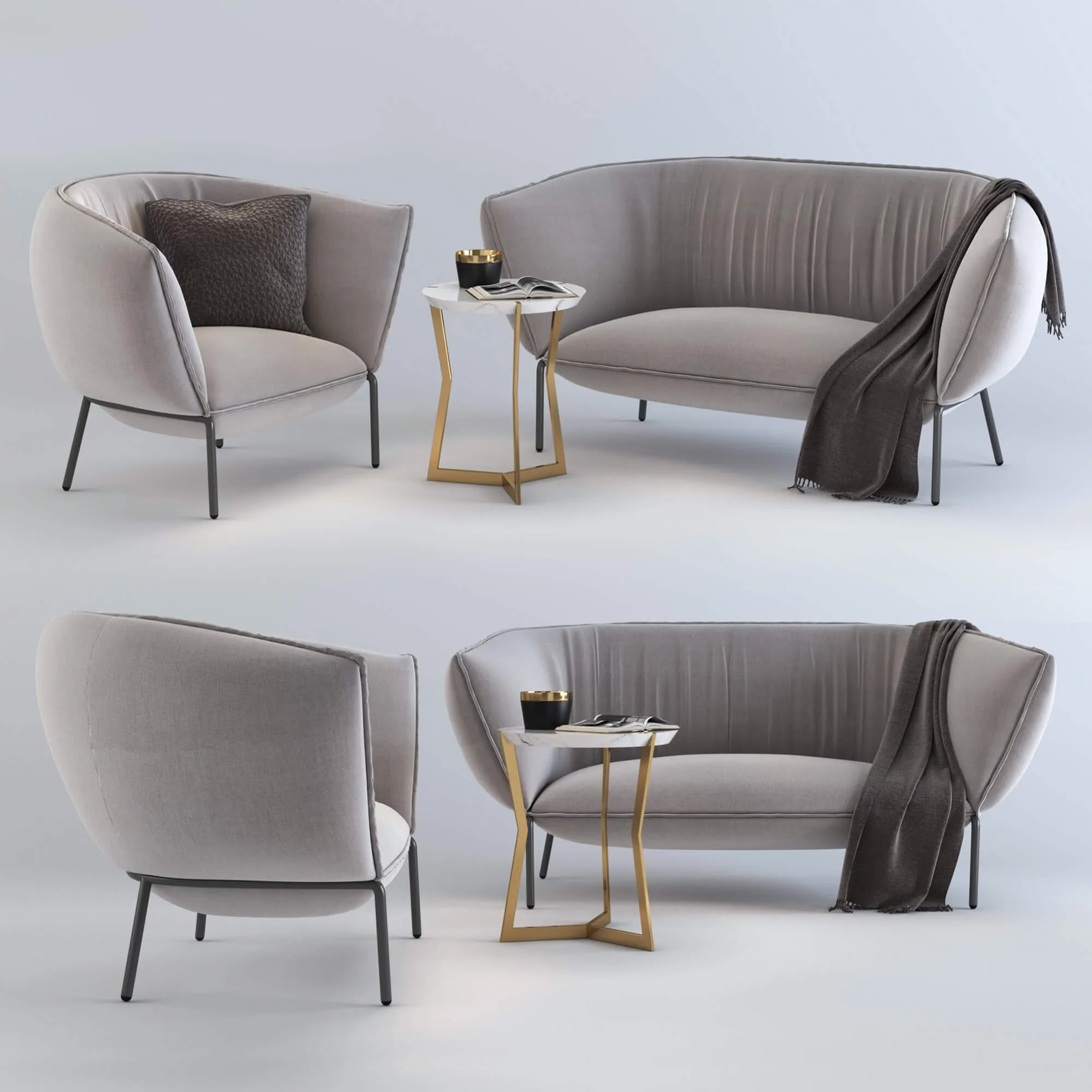 furniture - Co edition set 3D Model