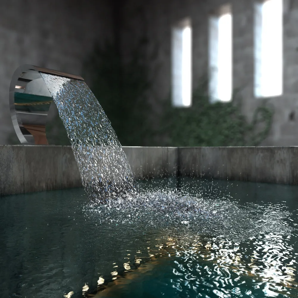 furniture - Cobra waterfall 3D Model