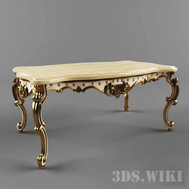 furniture - Coffee table ANGELO CAPPELLINI - BAROCCO 3D Model