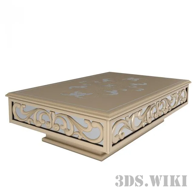 furniture - Coffee table Carpenence - Tavolino Rotondo 3D Model