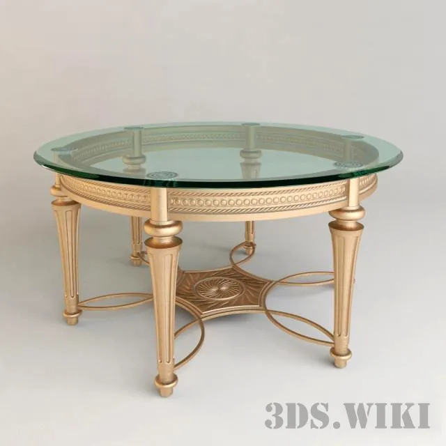 furniture - Coffee table Commander Galloway 37506 3D Model