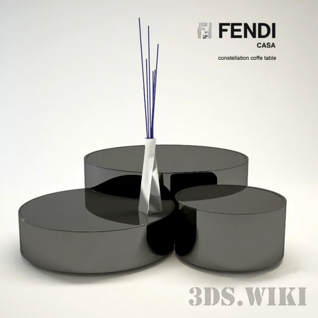 furniture - Coffee table Constellation Fendi Casa 3D Model