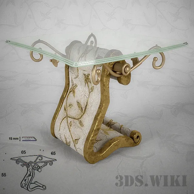 furniture - Coffee table Gala Proforma Diseno 3D Model