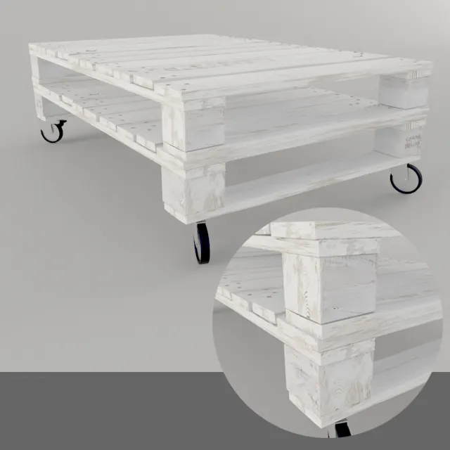 furniture - Coffee table IKEA 3D Model