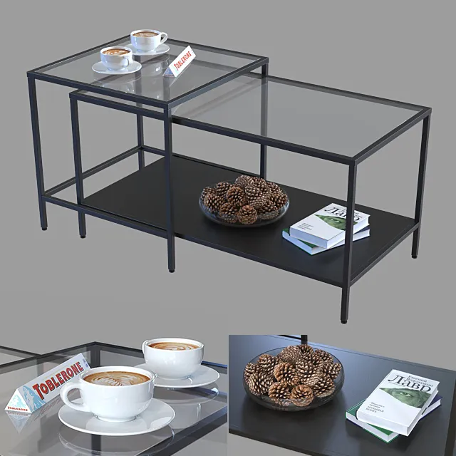 furniture - Coffee table IKEA Vitsё 31 3D Model