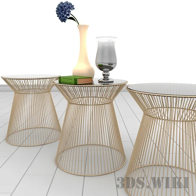furniture - Coffee table JOLENE AA4281R83 Laforma 3D Model