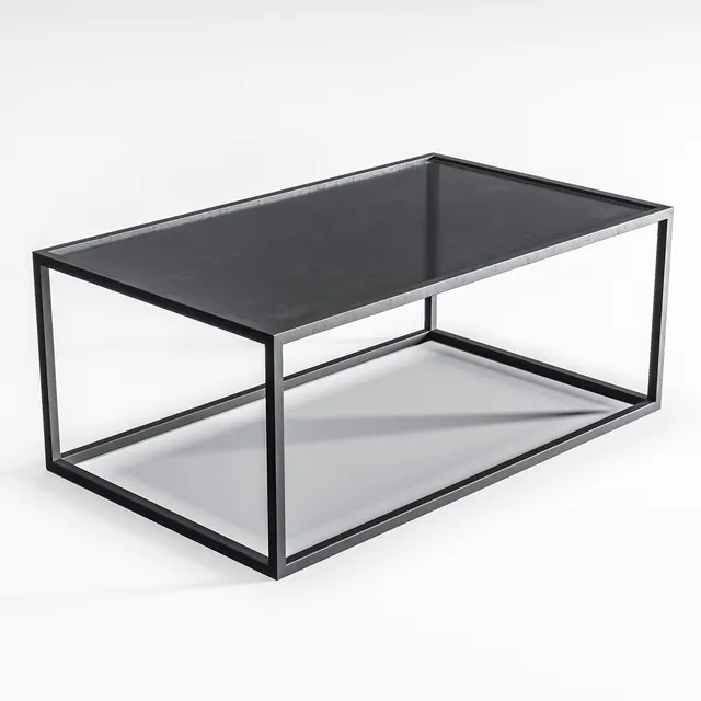 furniture - Coffee table London black 3D Model