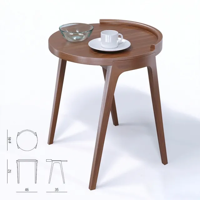 furniture - Coffee table porada 3D Model