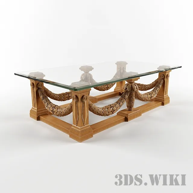 furniture - Coffee table PROVASI 0605 3D Model