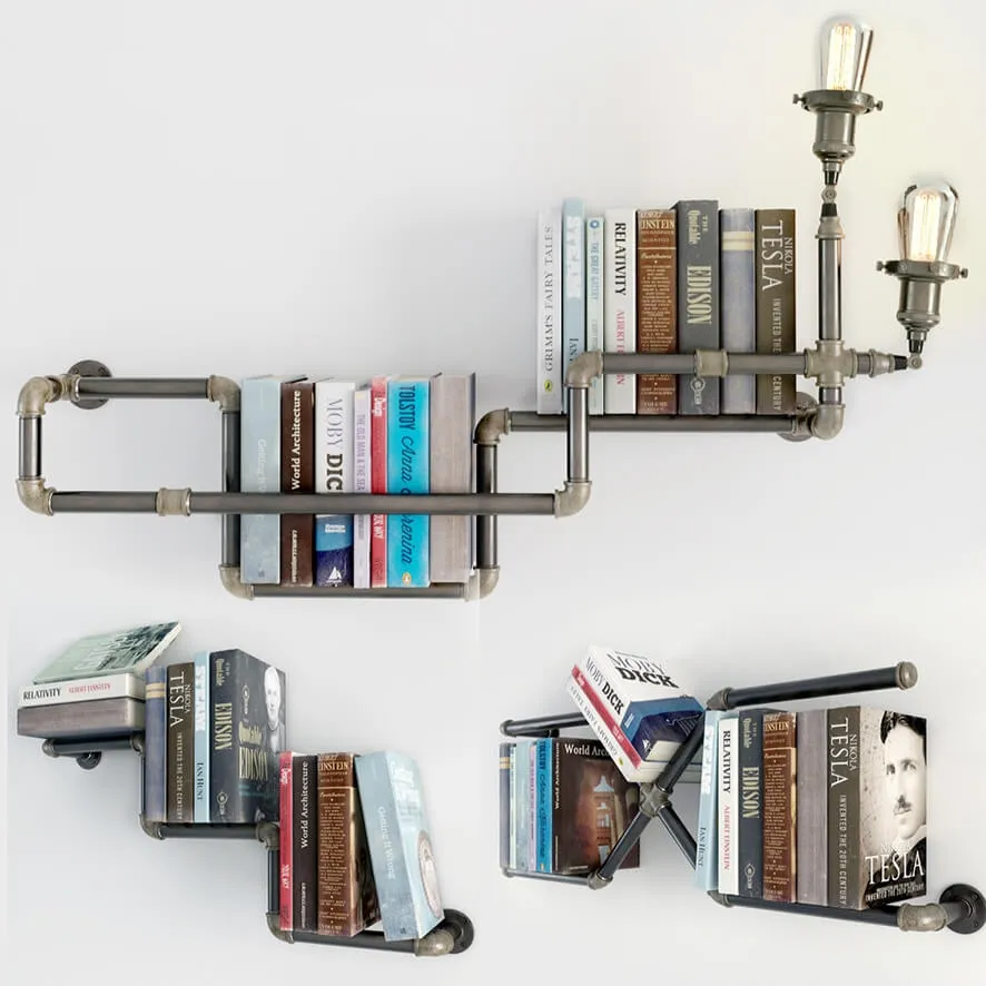 furniture - Collection of bookshelves Stella Bleu 3D Model