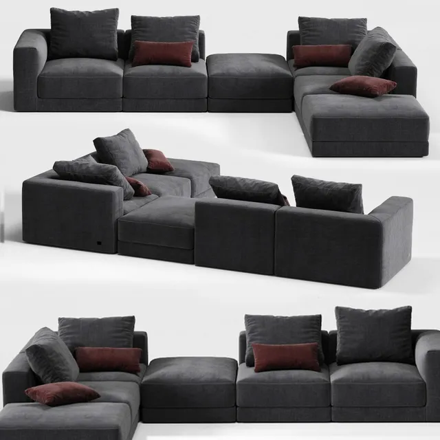 furniture - Colombini Casa Kermesse sofa 3D Model
