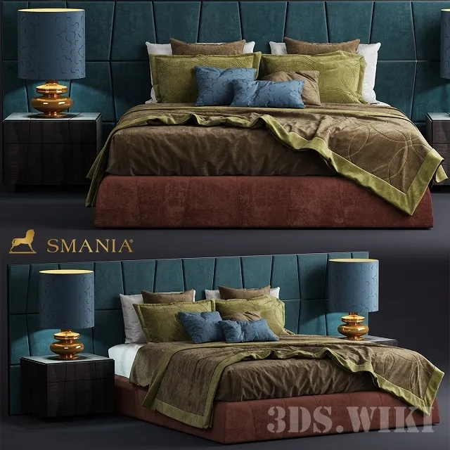 furniture - Colorado bed by Smania 3D Model