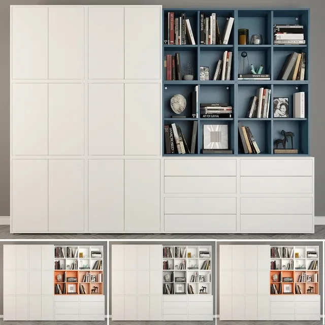 furniture - Combination of cabinets with adjustable legs Ikea 3D Model