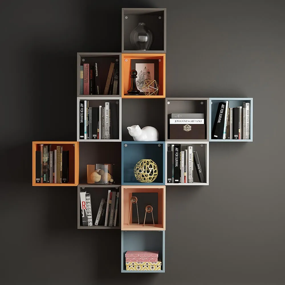 furniture - Combination of wall cabinets Eket Ikea 3D Model