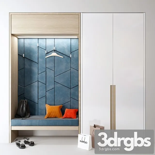 Furniture composition  01 2 3D Model Free