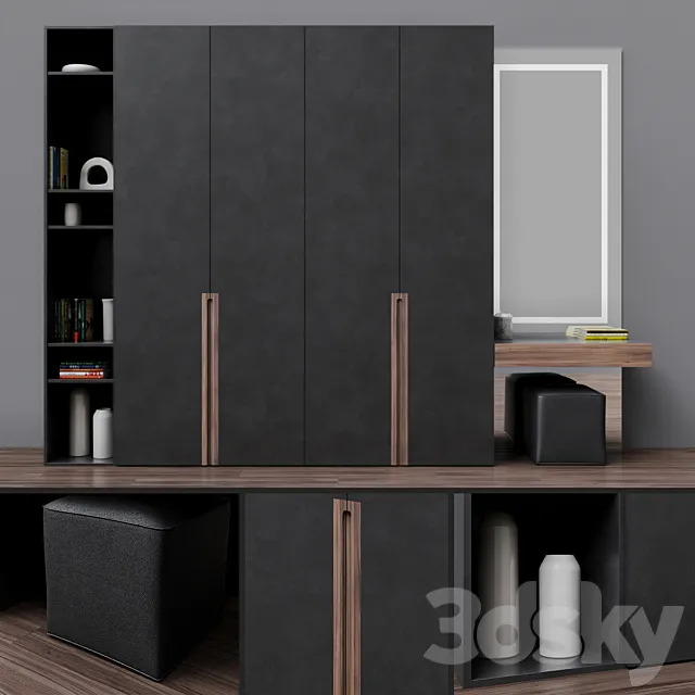 Furniture composition 01 3D Model